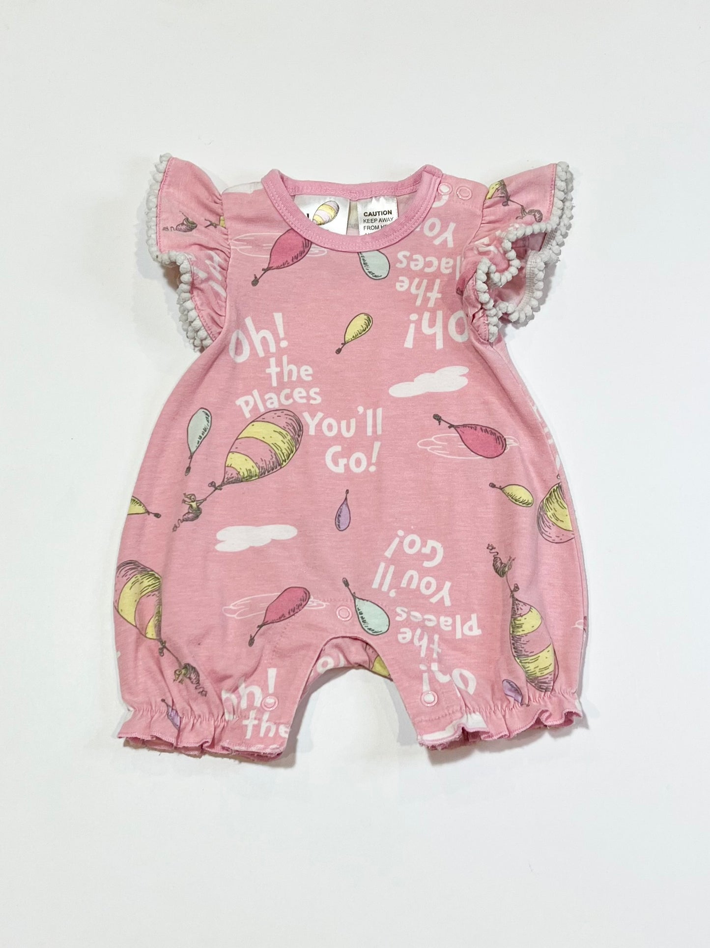 Oh the Places You'll Go! romper - Size 0000