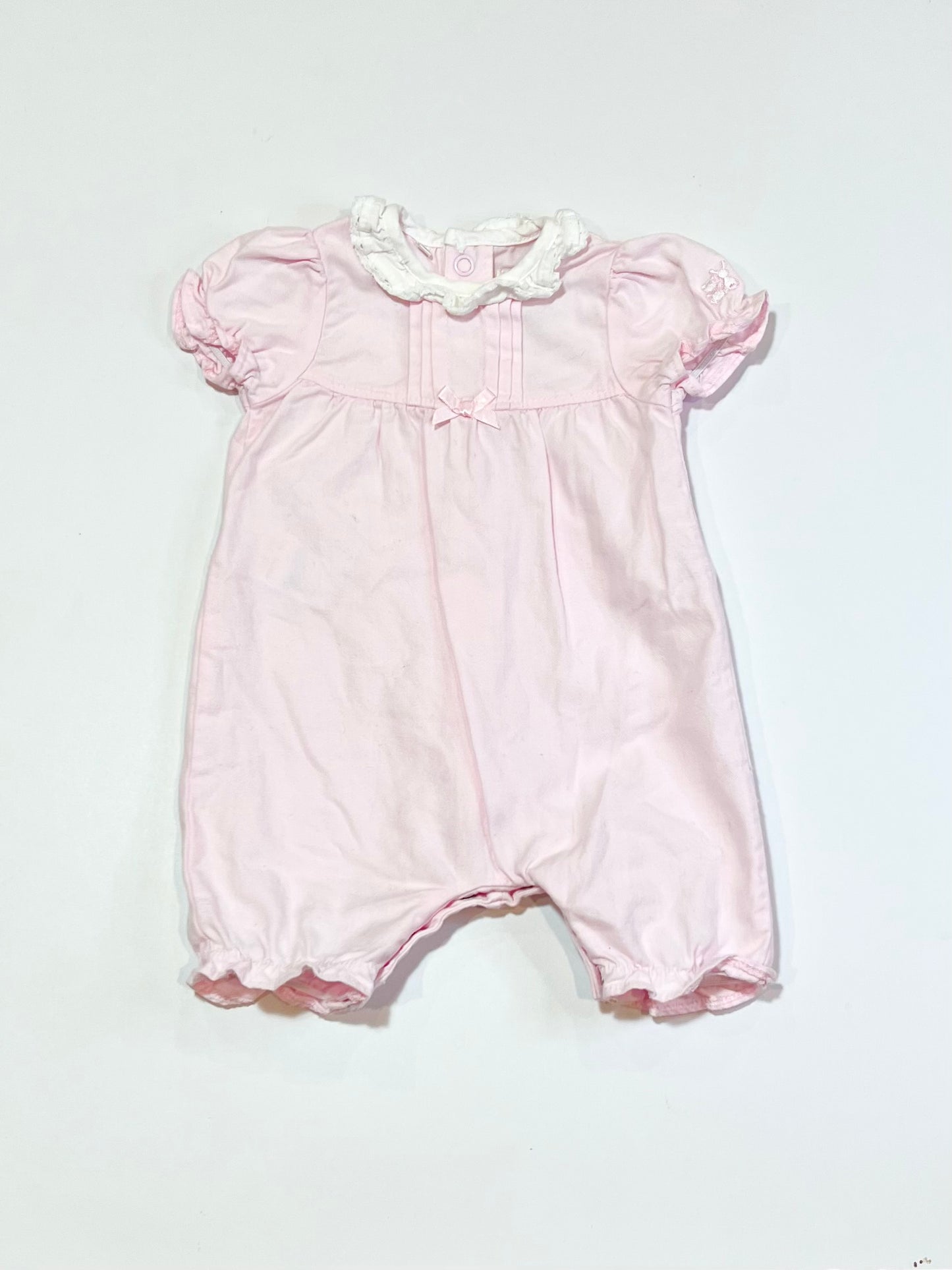 Pink romper - Size 0000