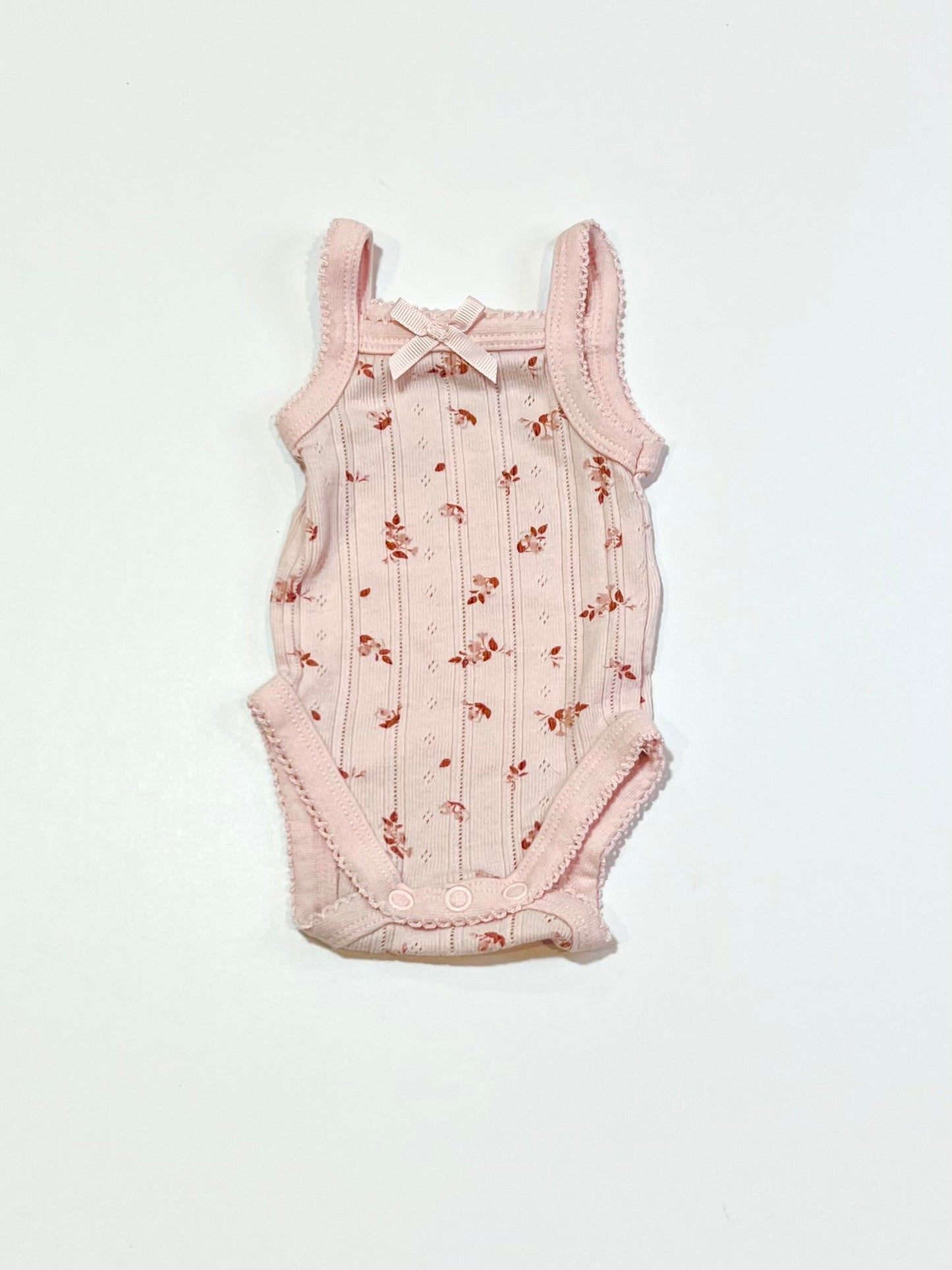 Pink floral bodysuit - Size 00000
