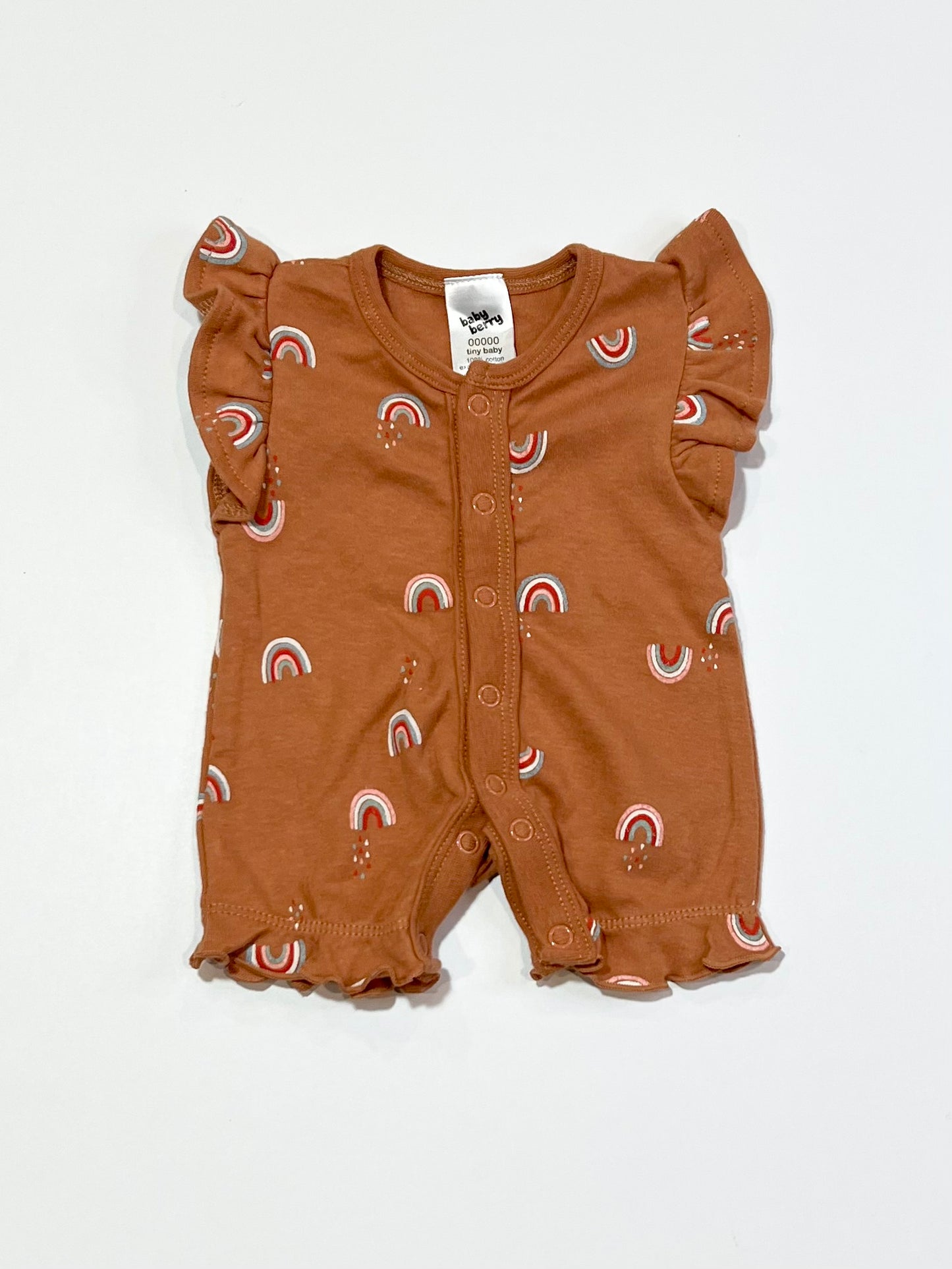 Rainbows romper - Size 00000