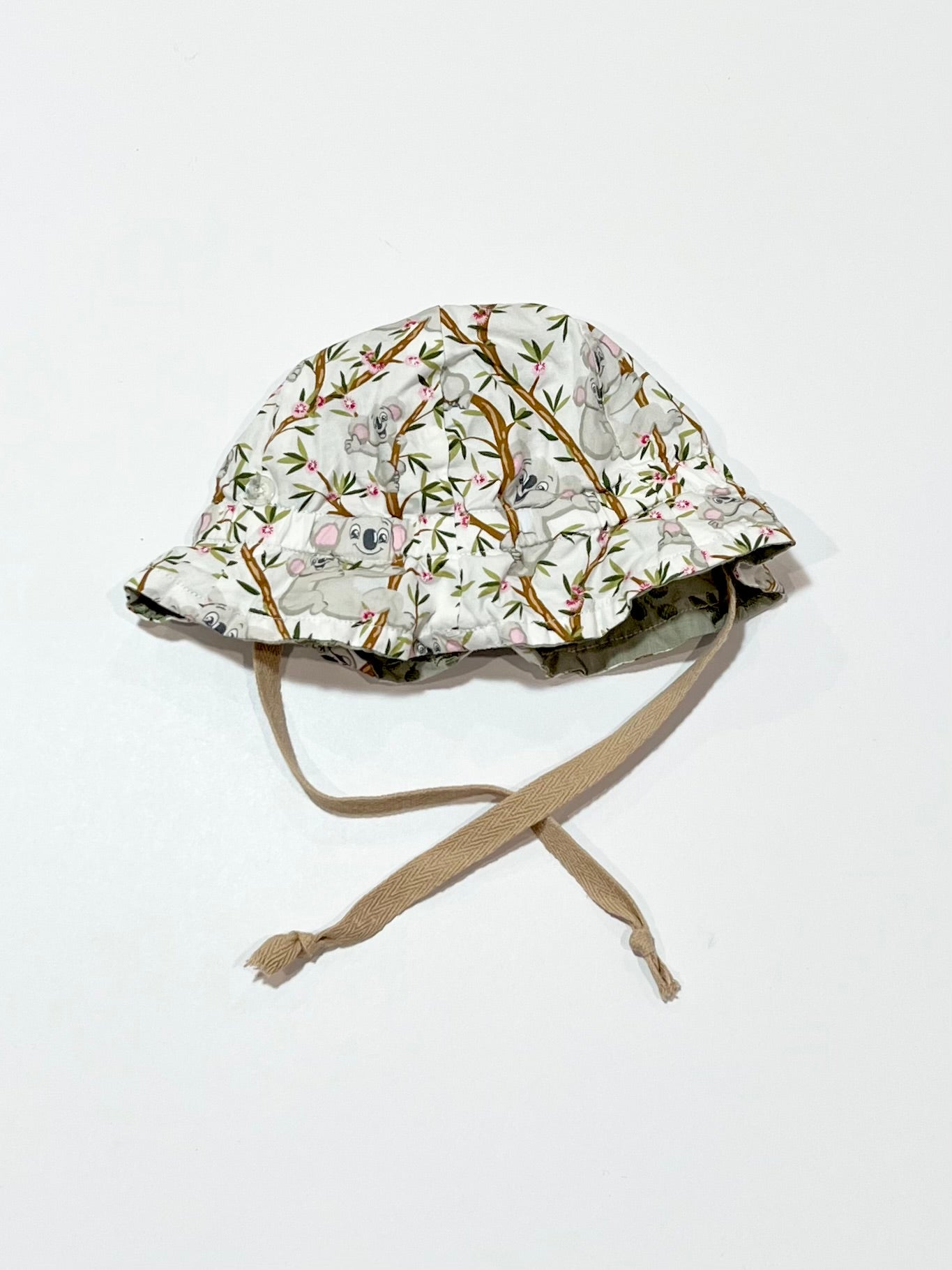 Reversible koalas hat - Size 0-12 months