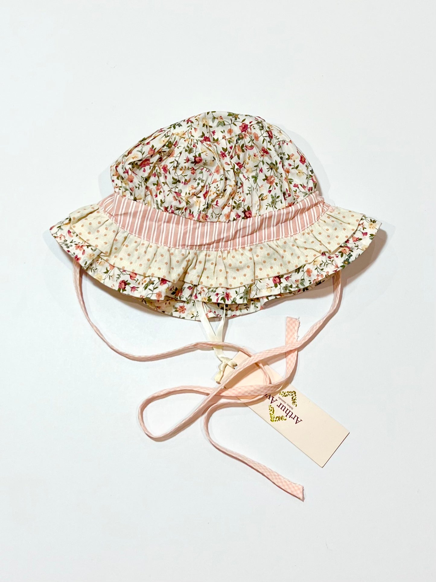 Rose layered hat brand new - Size small