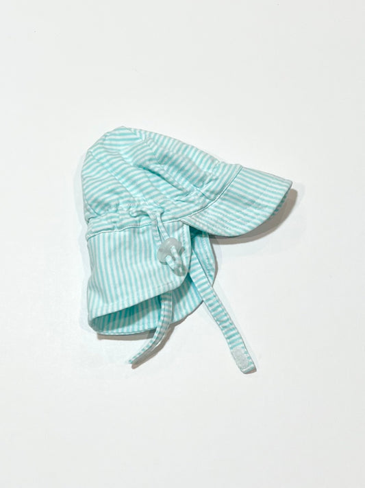 Striped jersey sun hat - Size 0-3 months