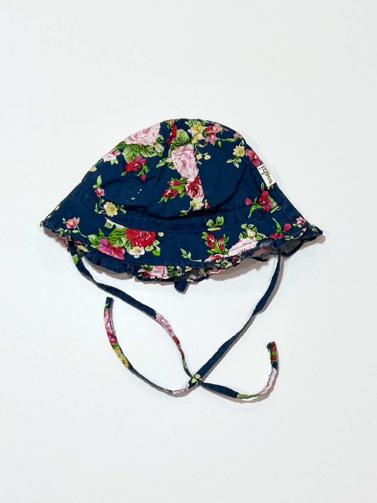 Floral sun hat - Size 0-8 months