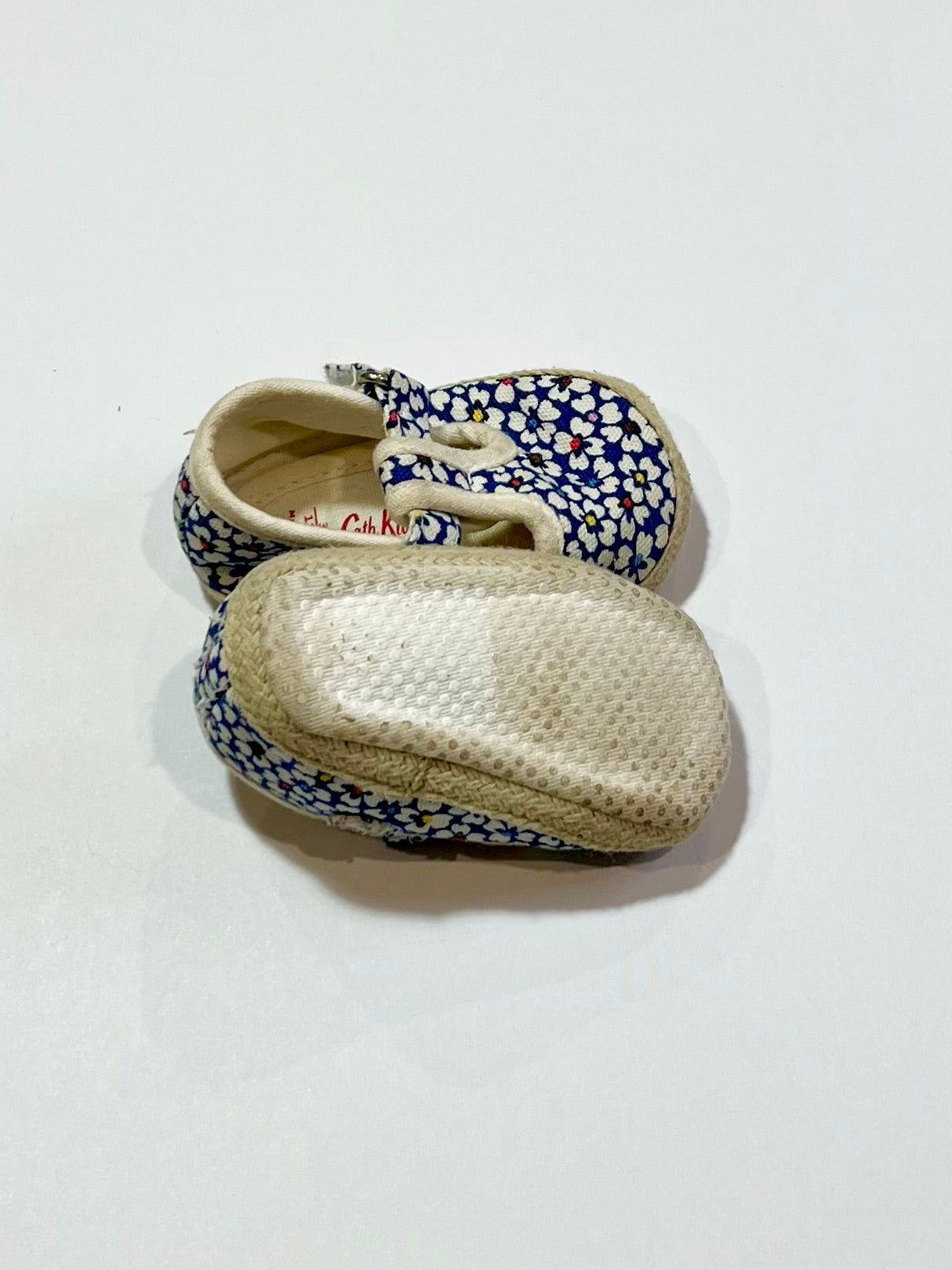 Floral MJ pram shoes - Size 3-6 months