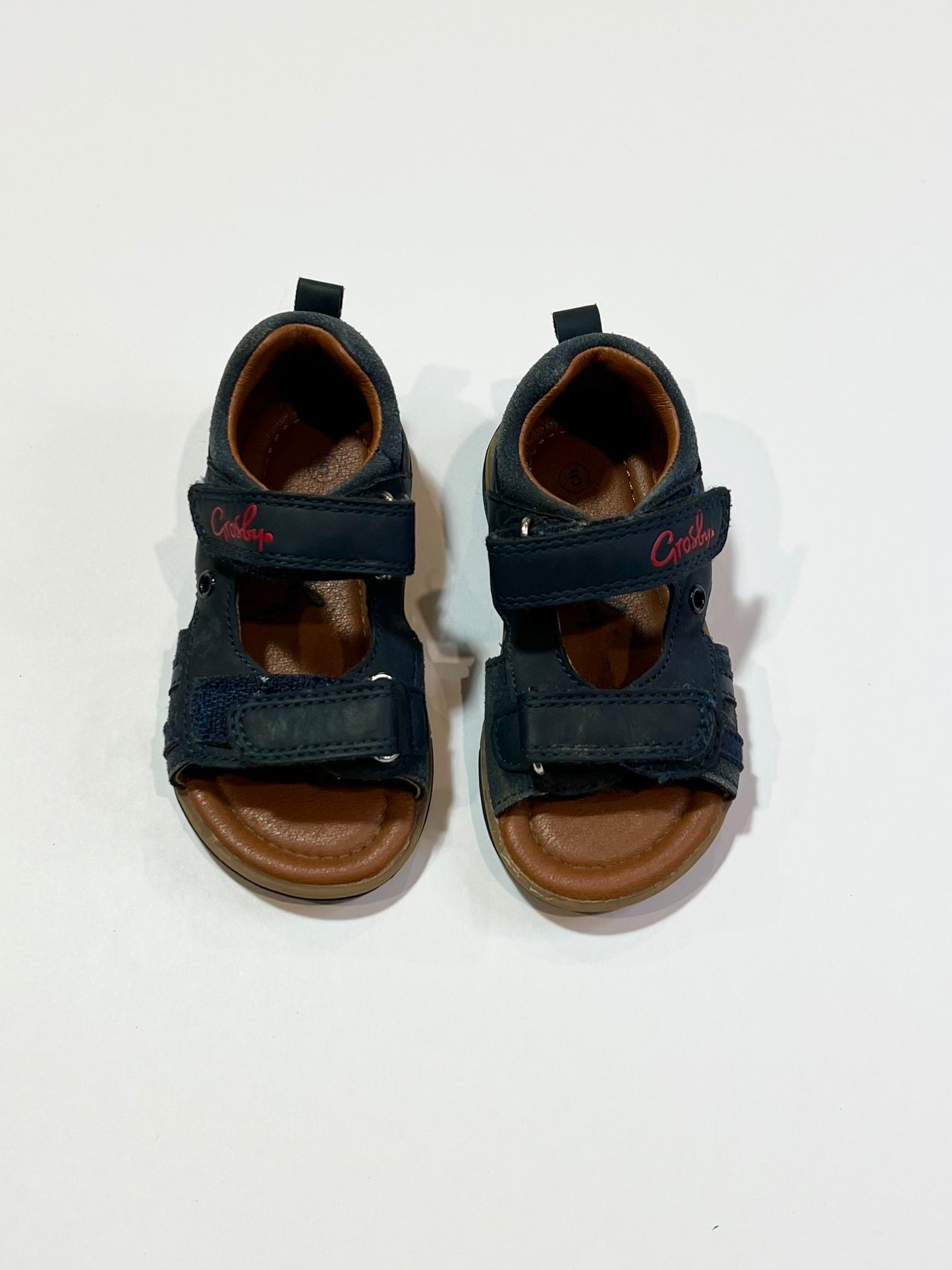 Navy velcro sandals - Size AU5