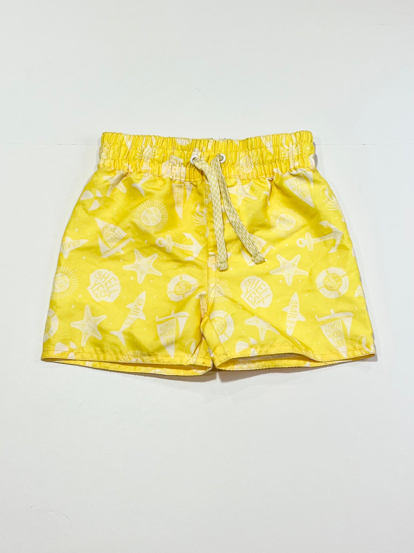 Yellow boardies - Size 2