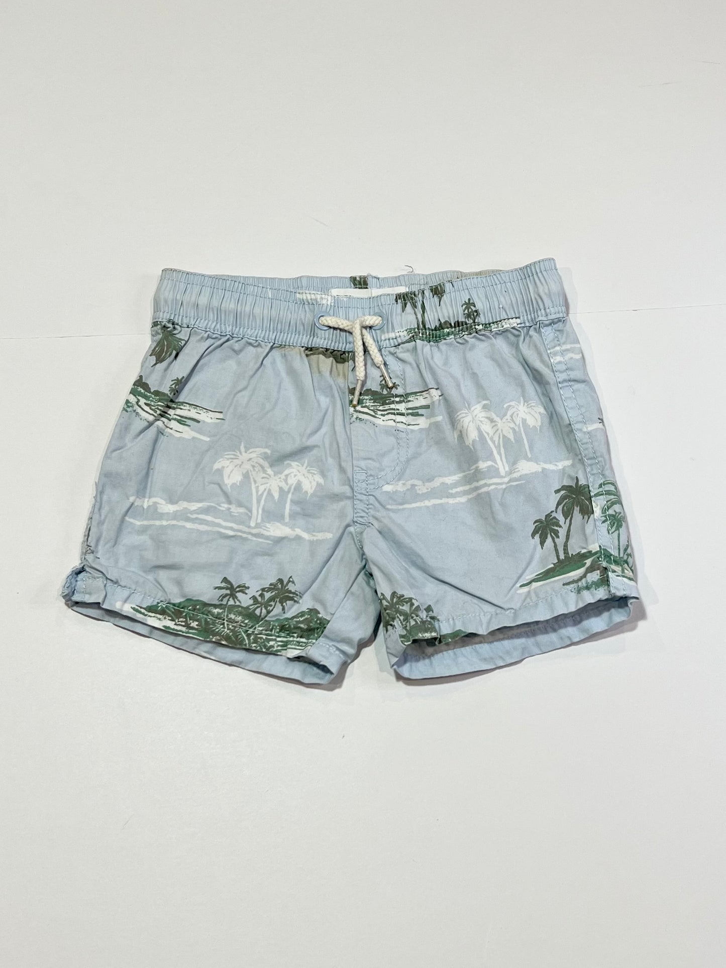 Blue palms boardies - Size 2