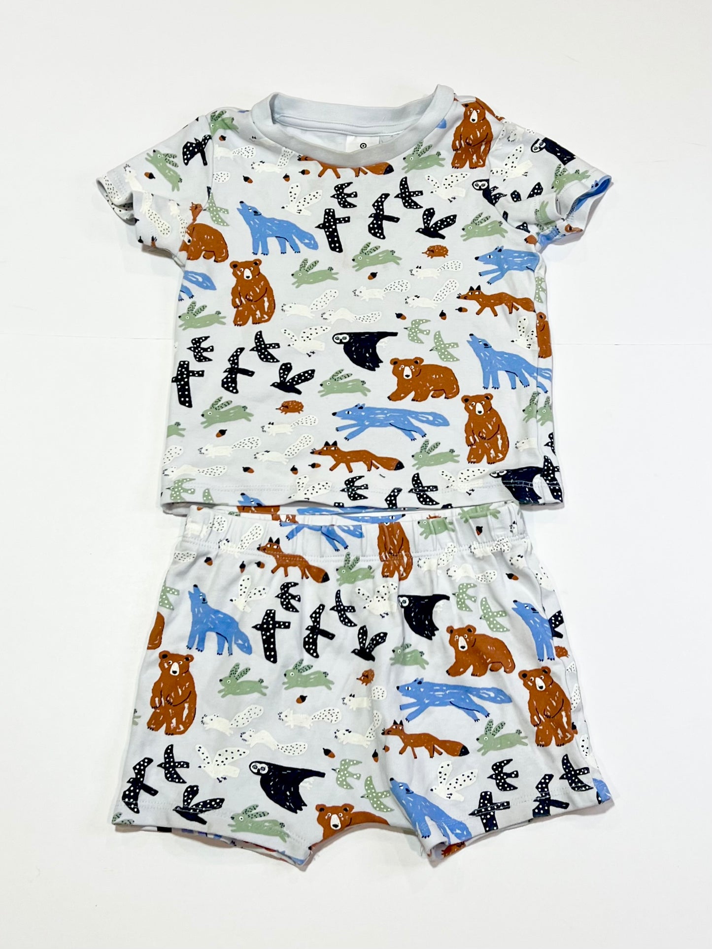 Blue animals pyjamas - Size 2