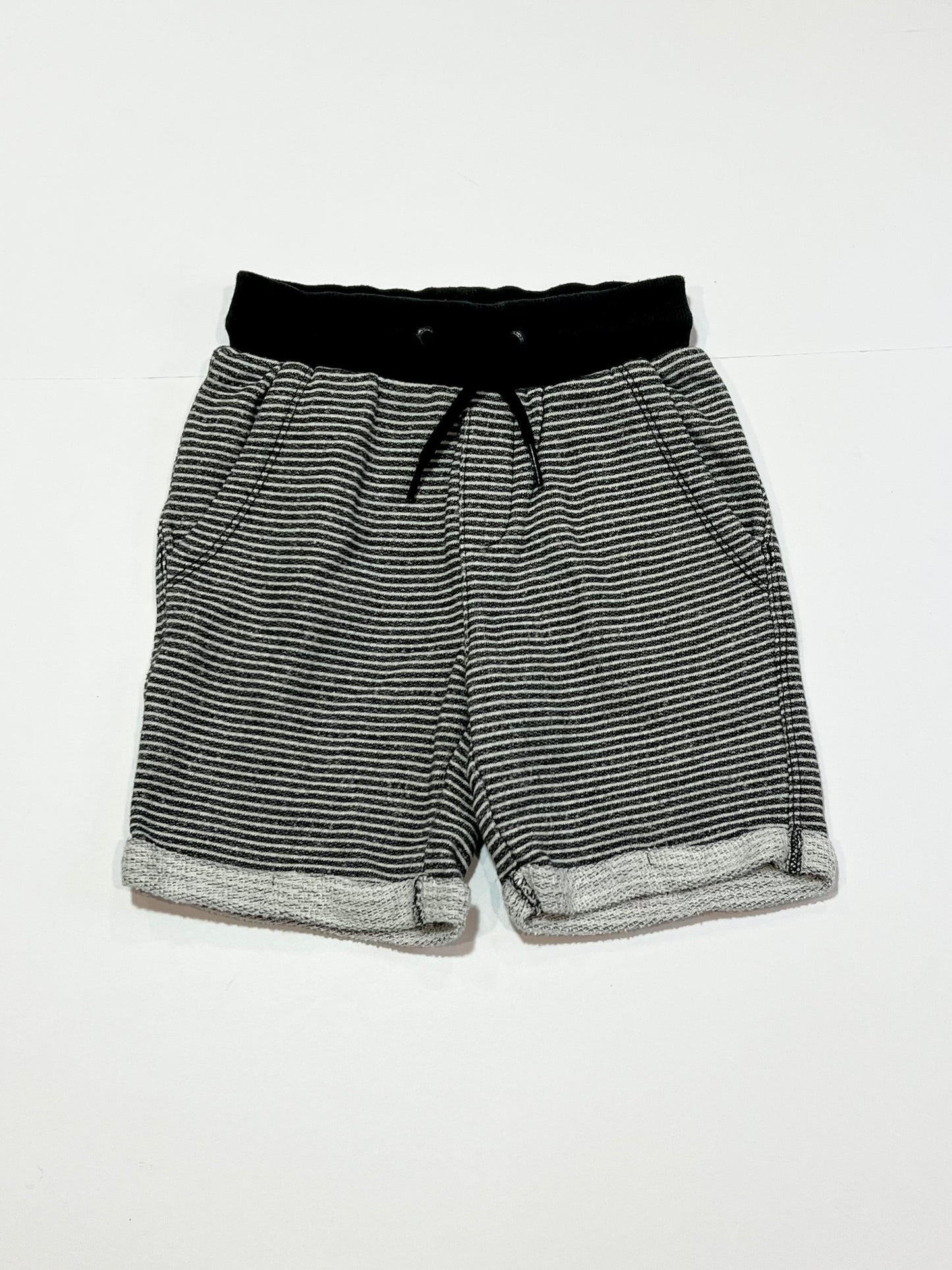 Striped sweat shorts - Size 2