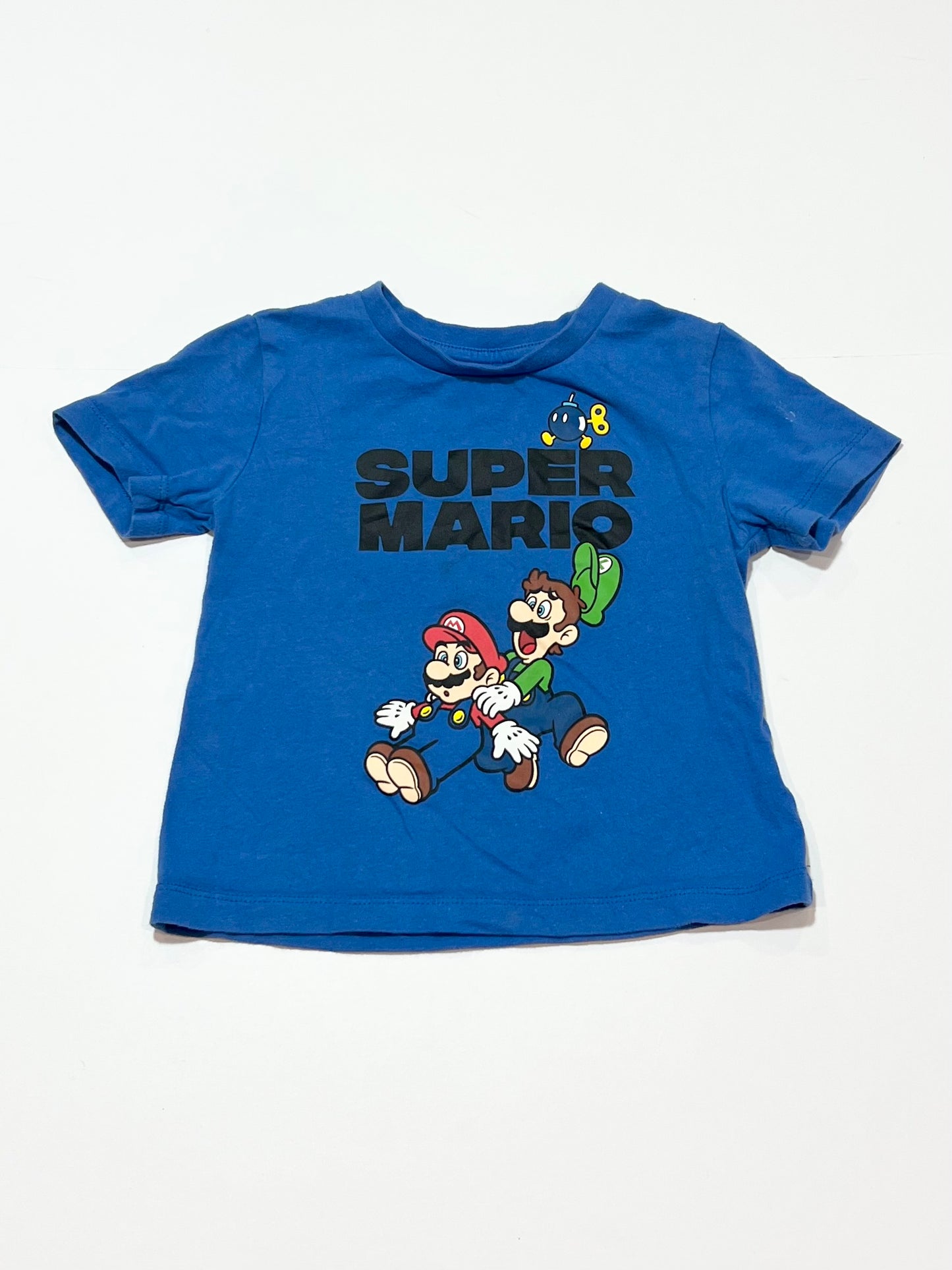 Blue character tee - Size 2