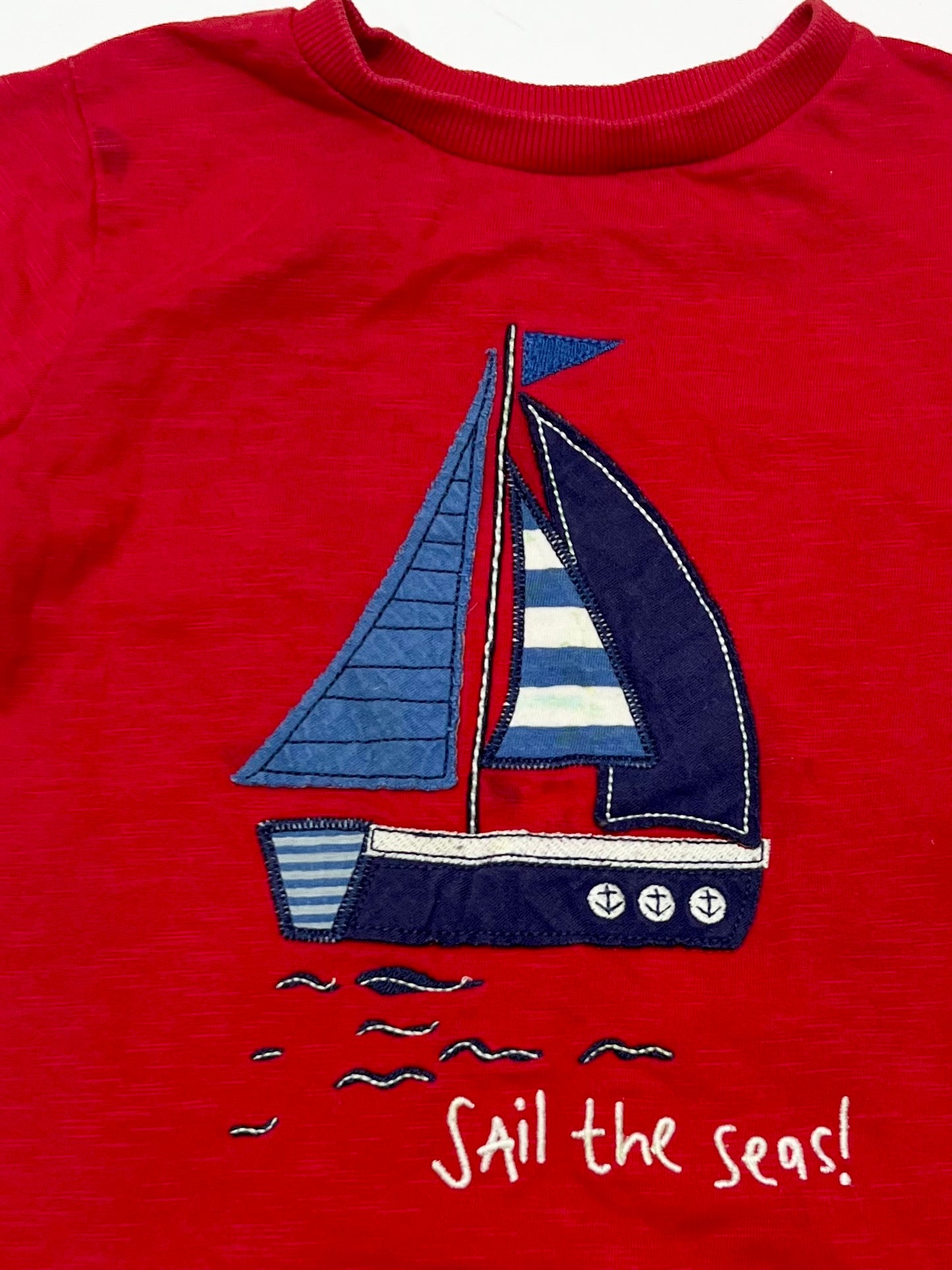 Sail the seas tee - Size 2-3
