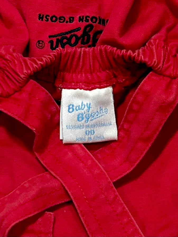 Vintage red bubble romper - Size 00