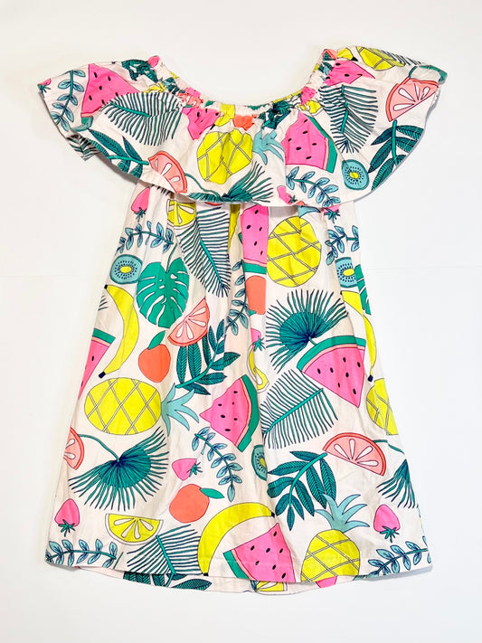 Fruity cotton dress - Size 5