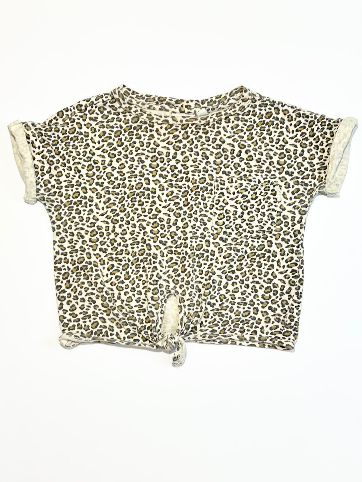 Animal print tee - Size 3-4