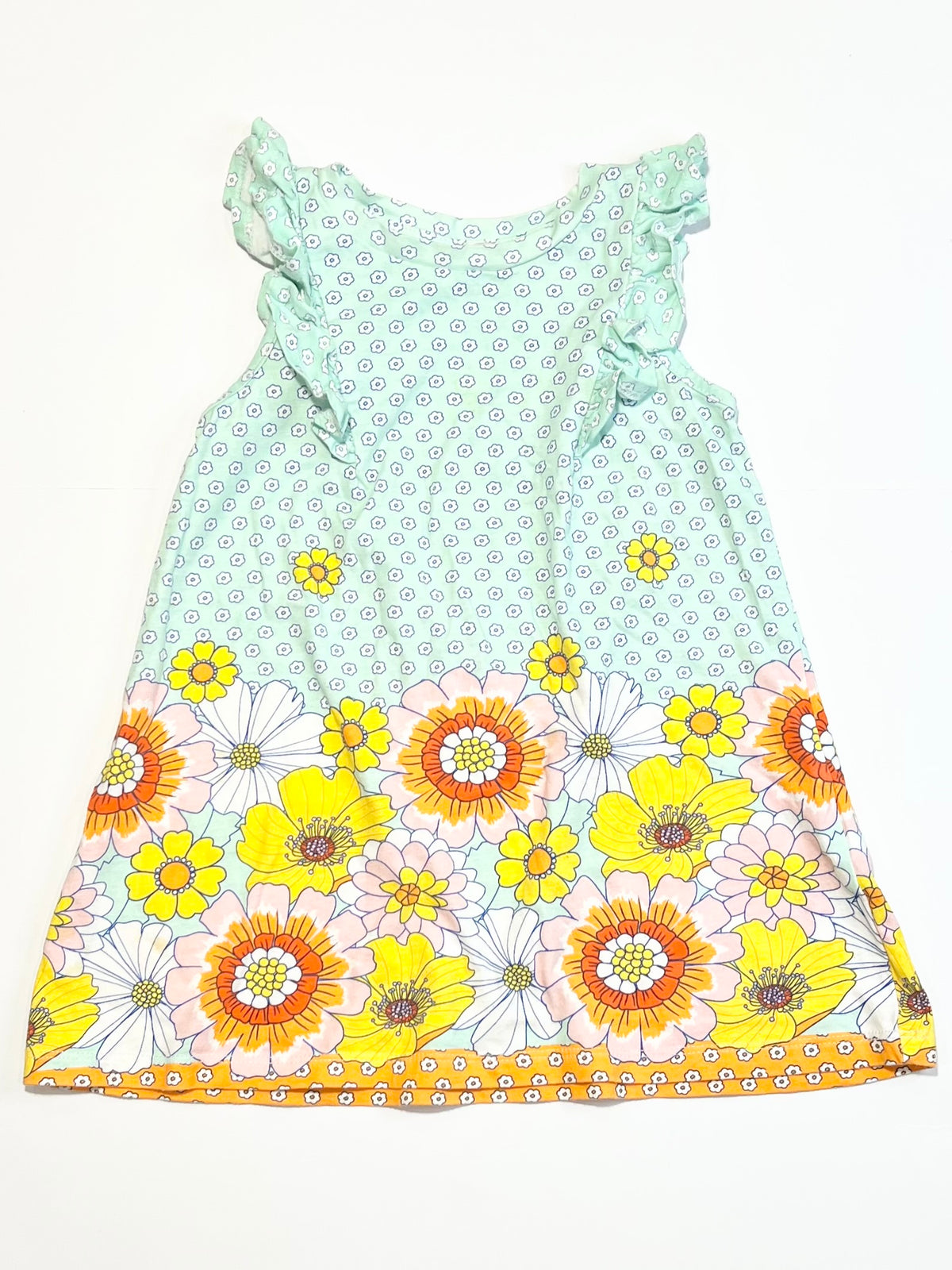 Floral jersey dress - Size 3