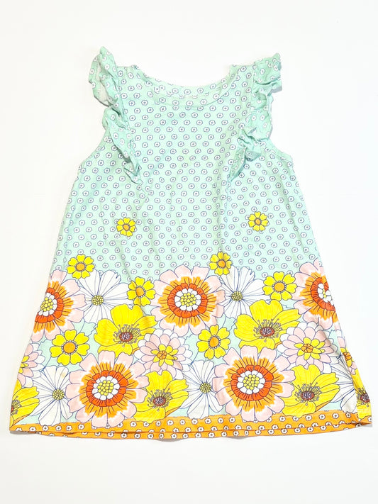 Floral jersey dress - Size 3