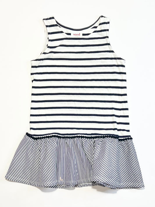 Striped jersey dress - Size 3