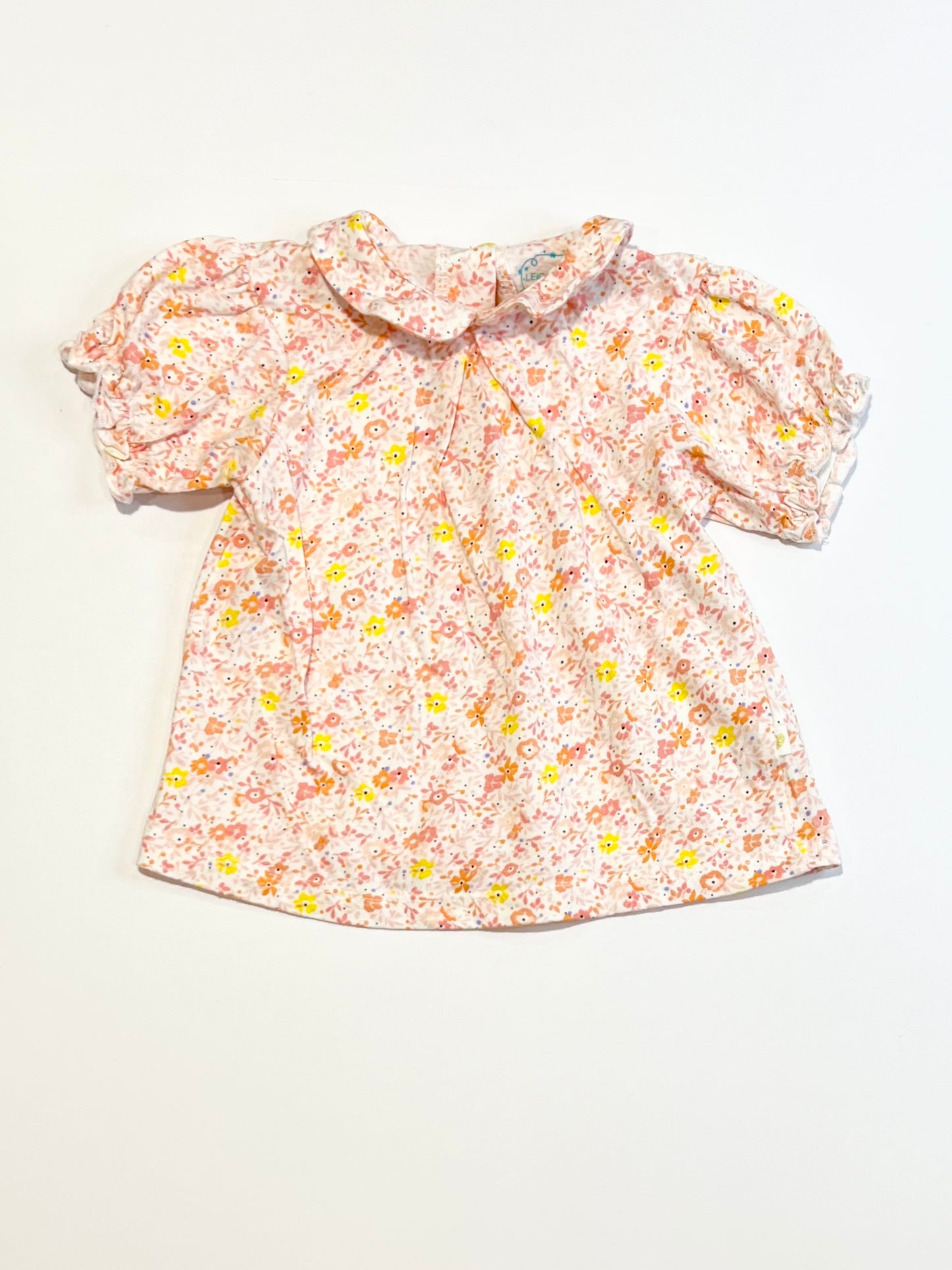 Floral jersey top - Size 1