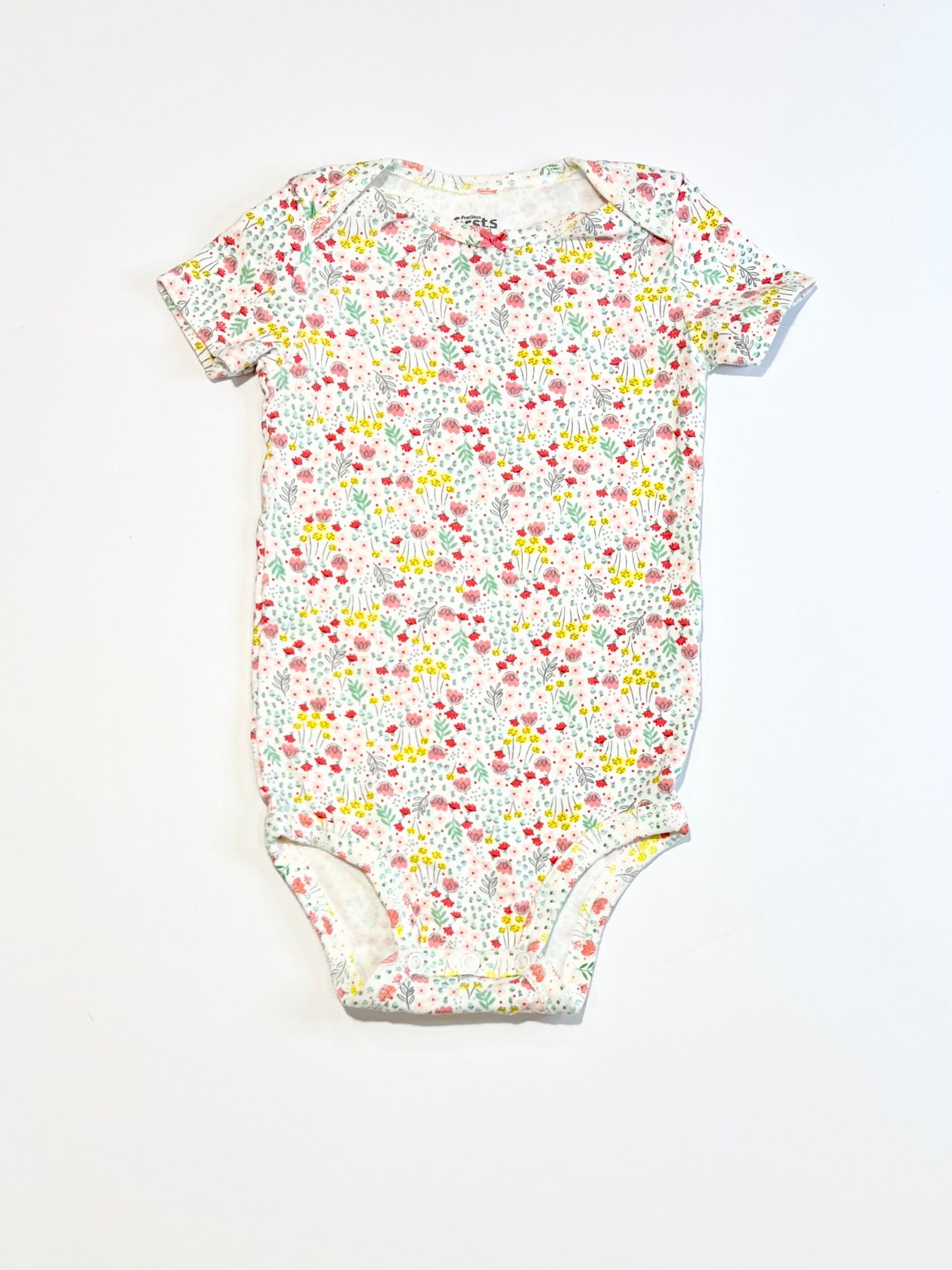 Ribbed floral bodysuit - Size 1