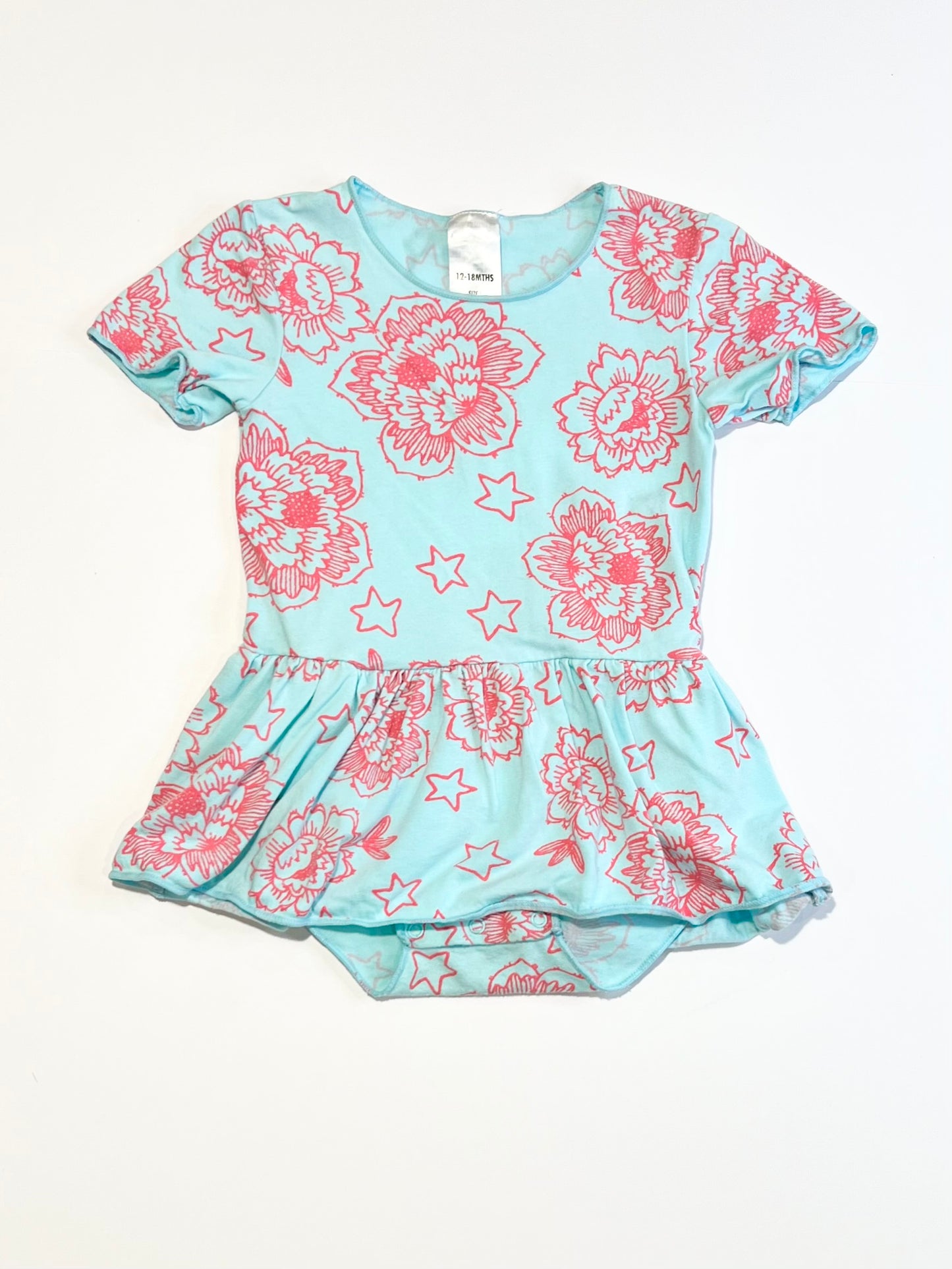 Floral dress bodysuit - Size 1