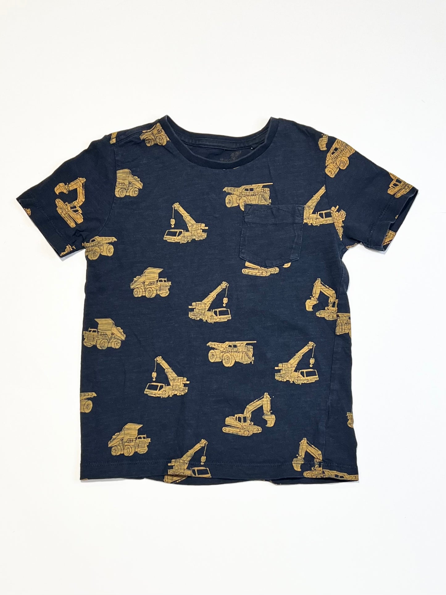 Navy trucks tee - Size 5