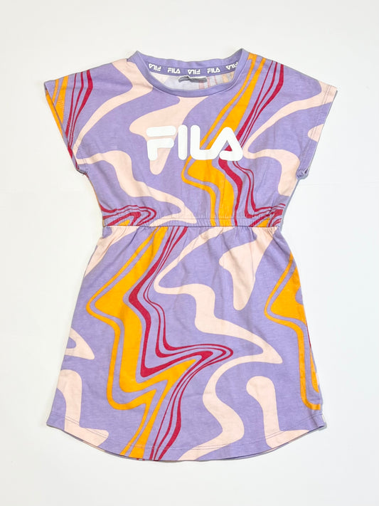 Swirly jersey dress - Size 5