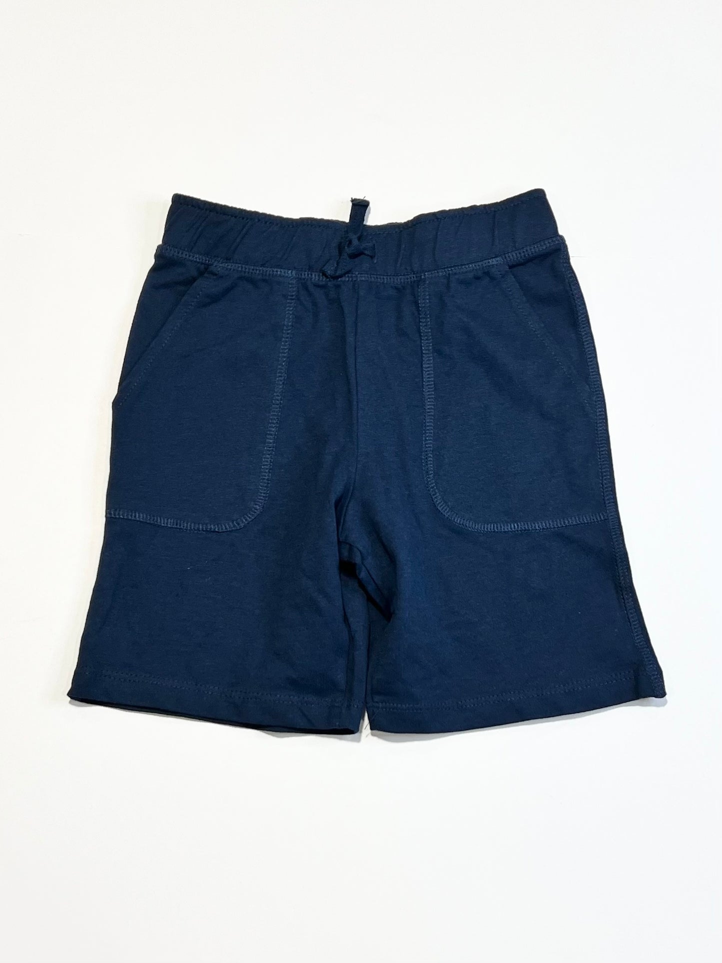 Navy jersey shorts - Size 4