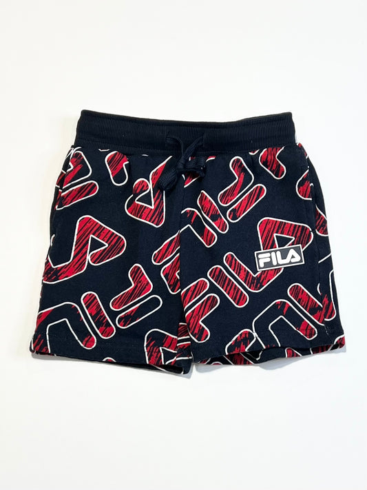Navy fleece shorts - Size 4