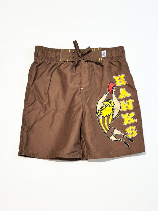 Hawthorn Hawks boardies - Size 5