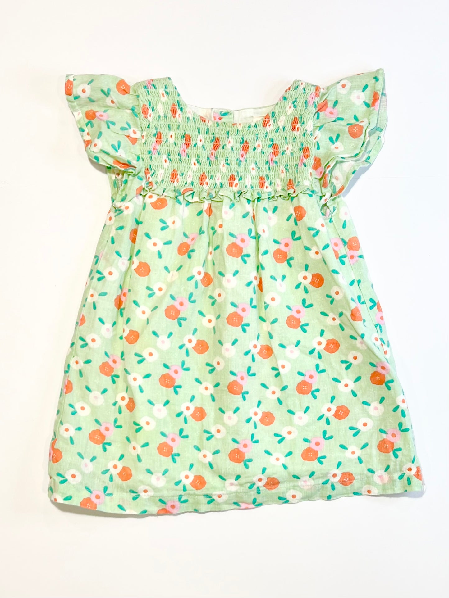 Green floral dress - Size 1