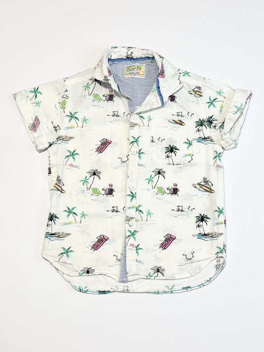 Woven cotton shirt - Size 4