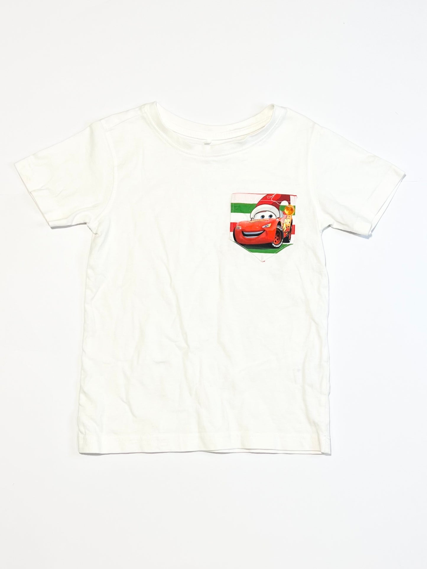 Christmas McQueen tee - SIze 4