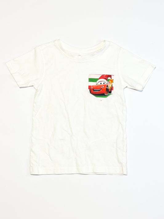 Christmas McQueen tee - SIze 4