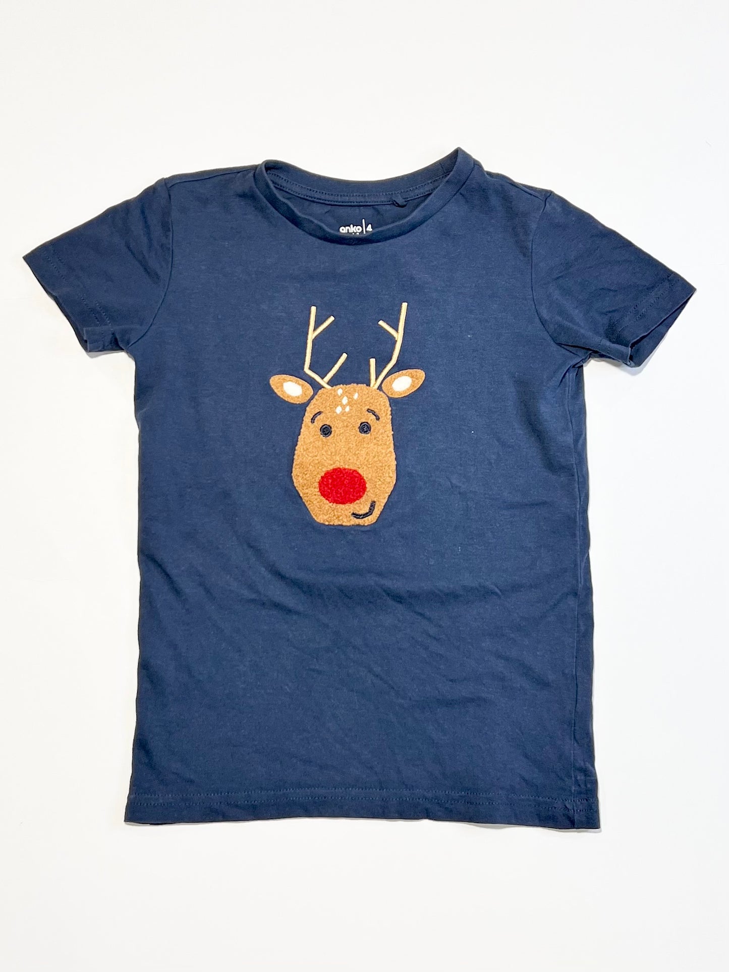 Christmas reindeer tee - Size 4