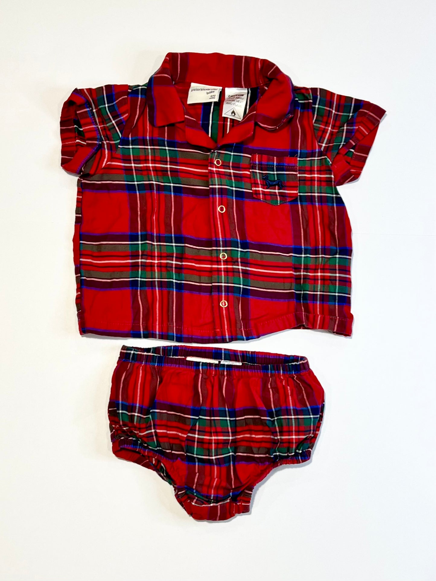 Checkered pyjamas - Size 0
