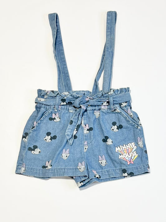 Chambray Minnie shorts - Size 4