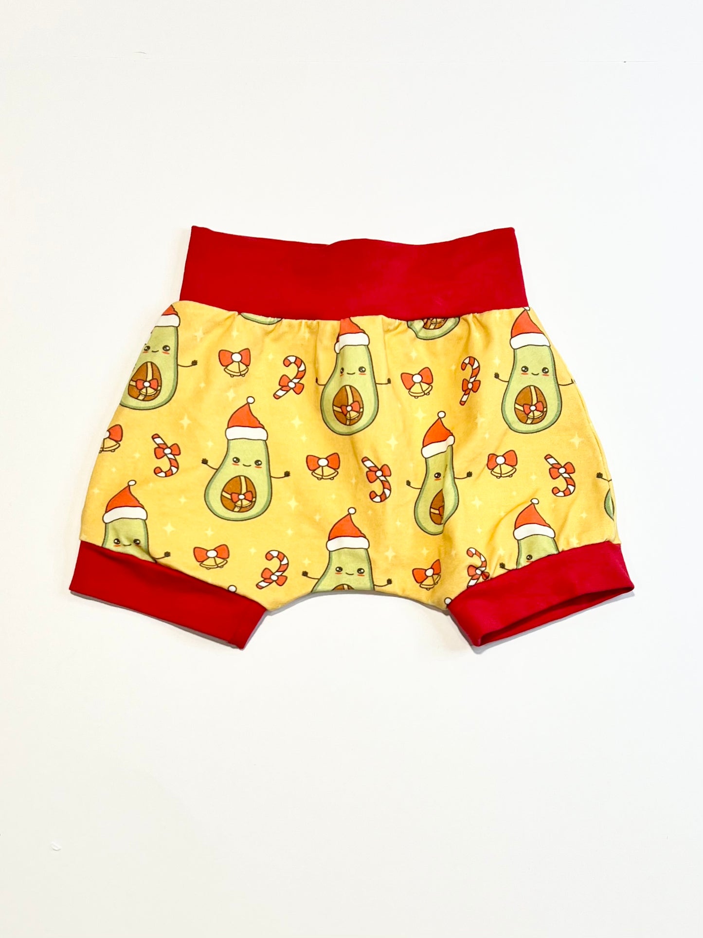 Christmas jersey shorts - Size 6-9 months
