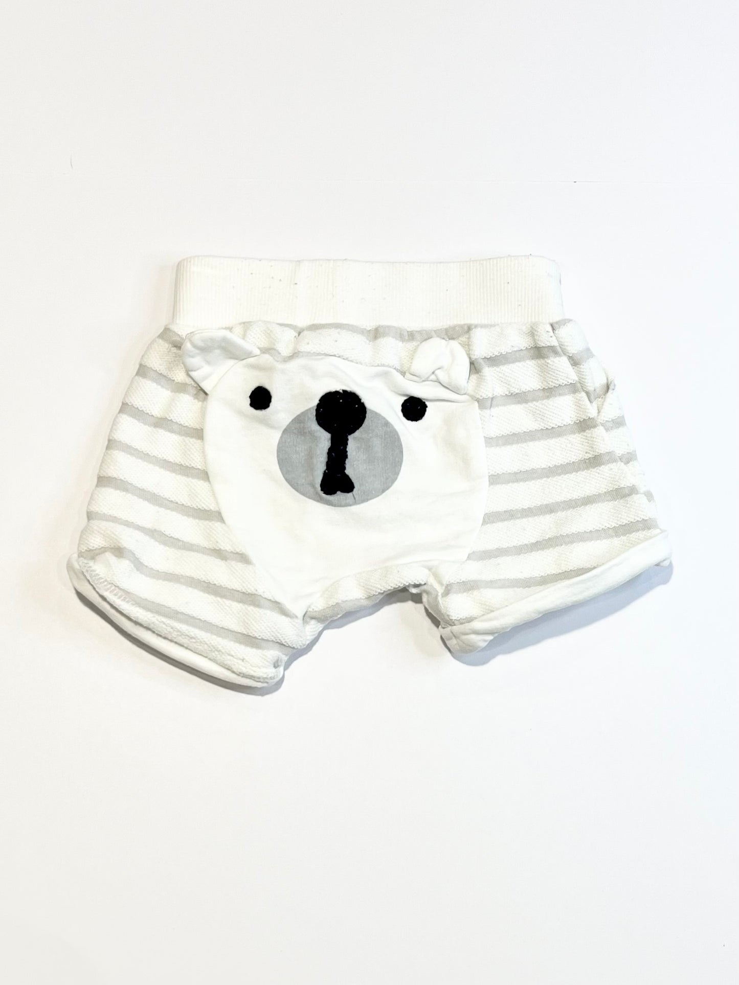 White terry shorts - Size 0