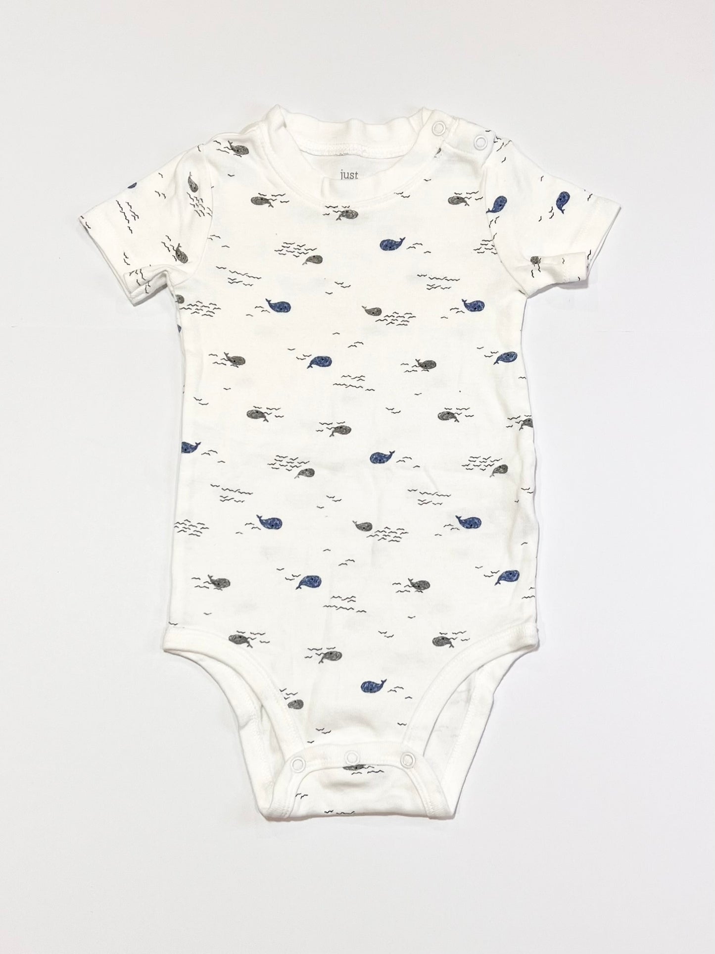 Ribbed whales bodysuit - Size 1