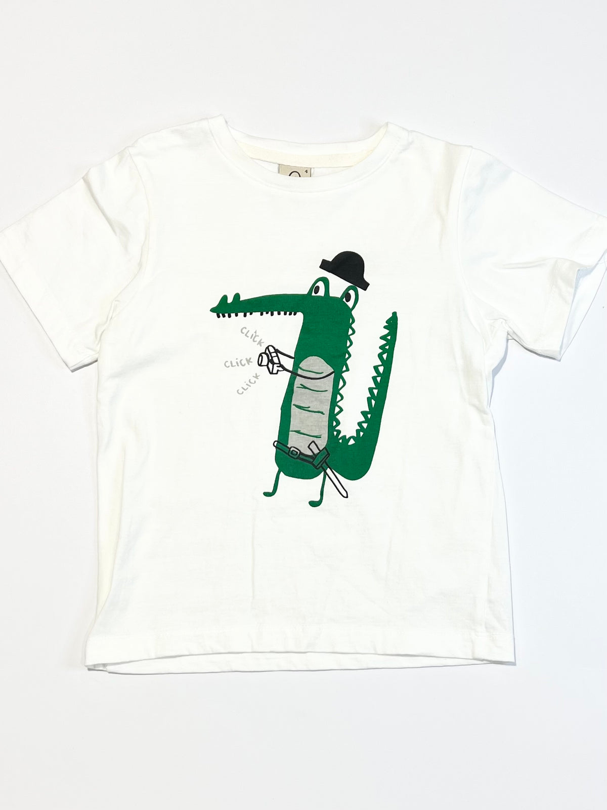 Green croc tee - Size 4