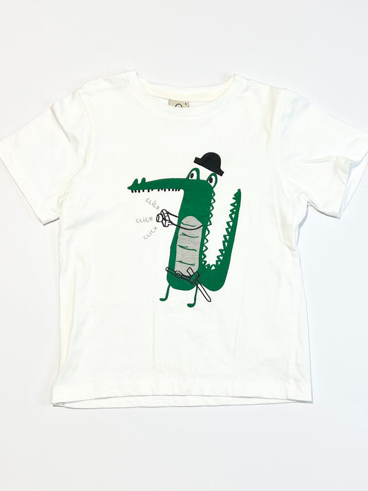 Green croc tee - Size 4