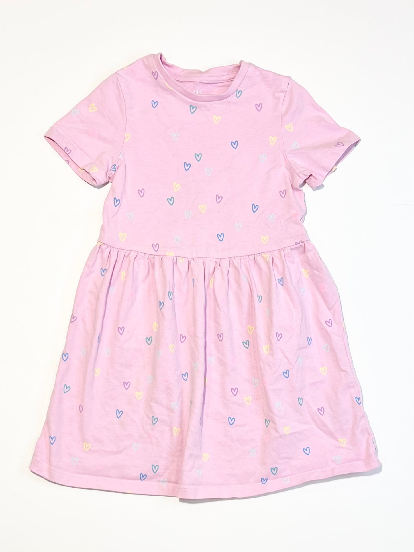Jersey hearts dress - Size 4-5