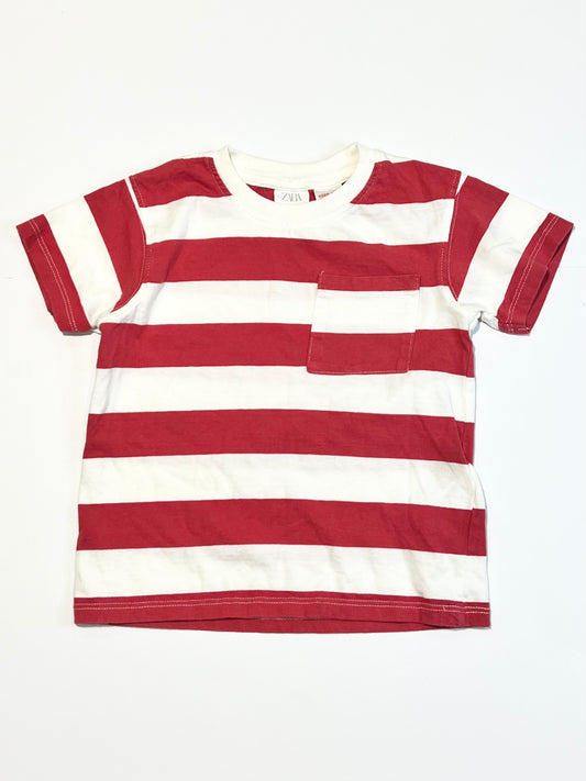 Striped pocket tee - Size 4