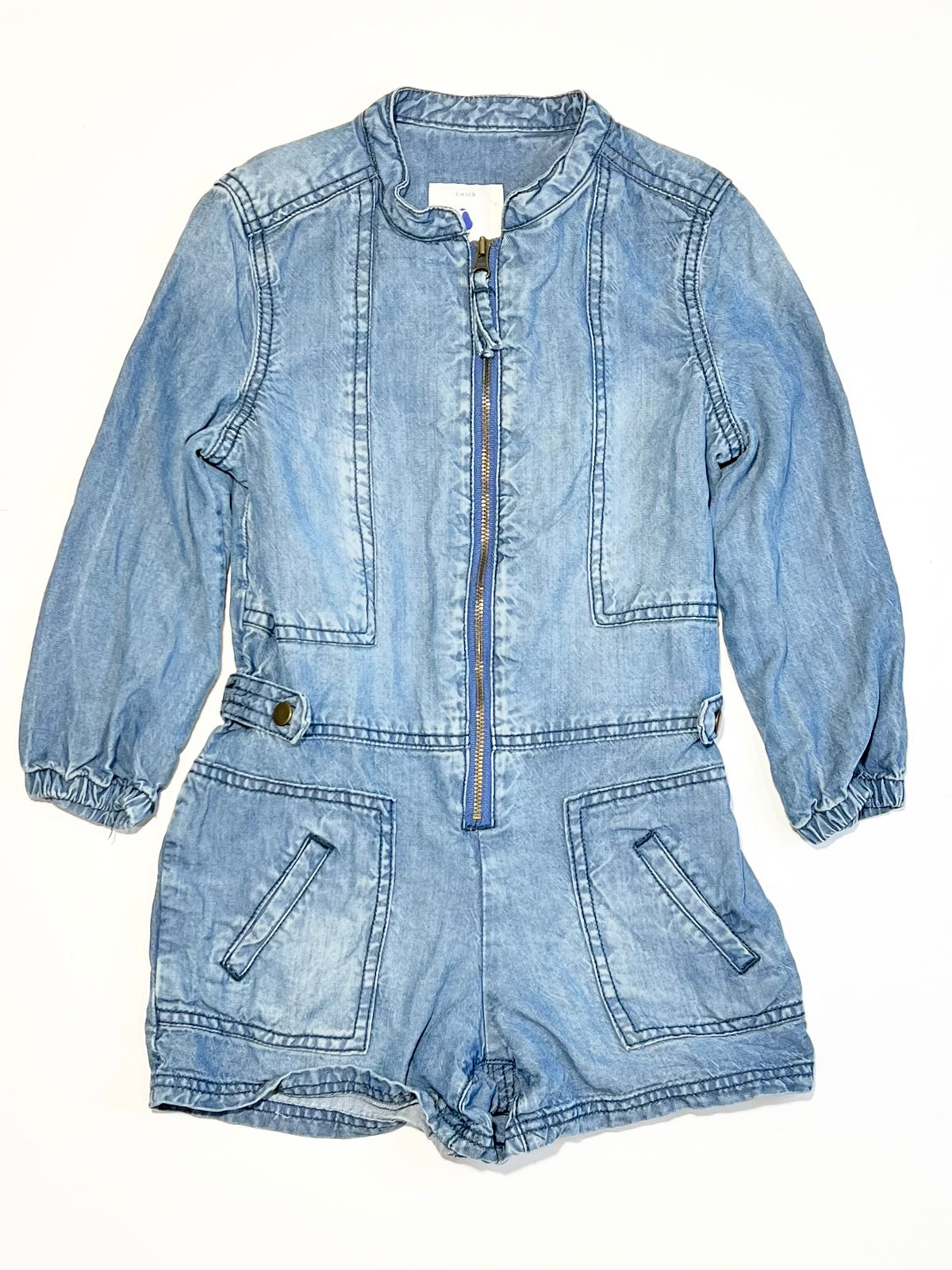 Blue playsuit - Size 4