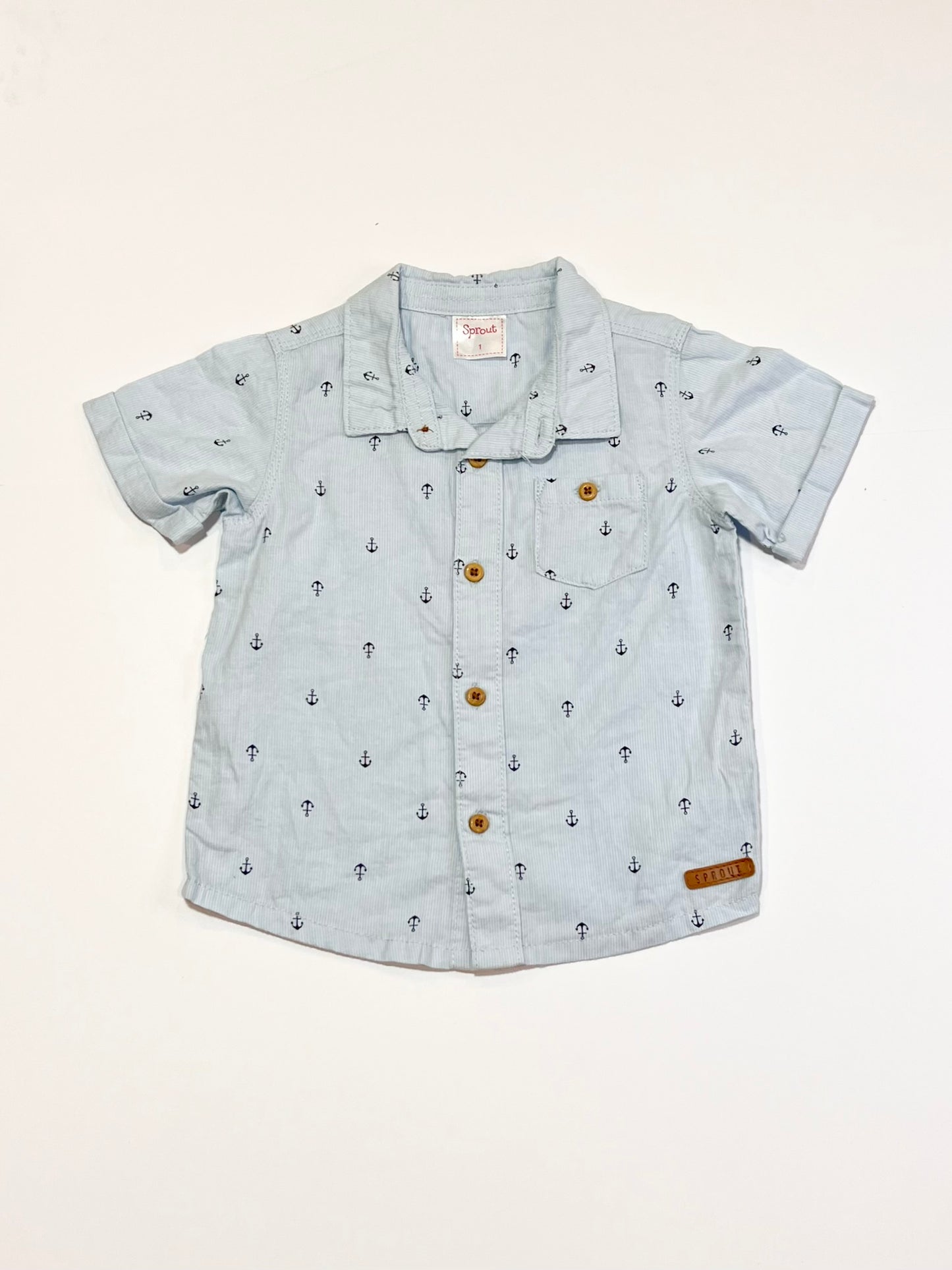 Blue anchors shirt - Size 1