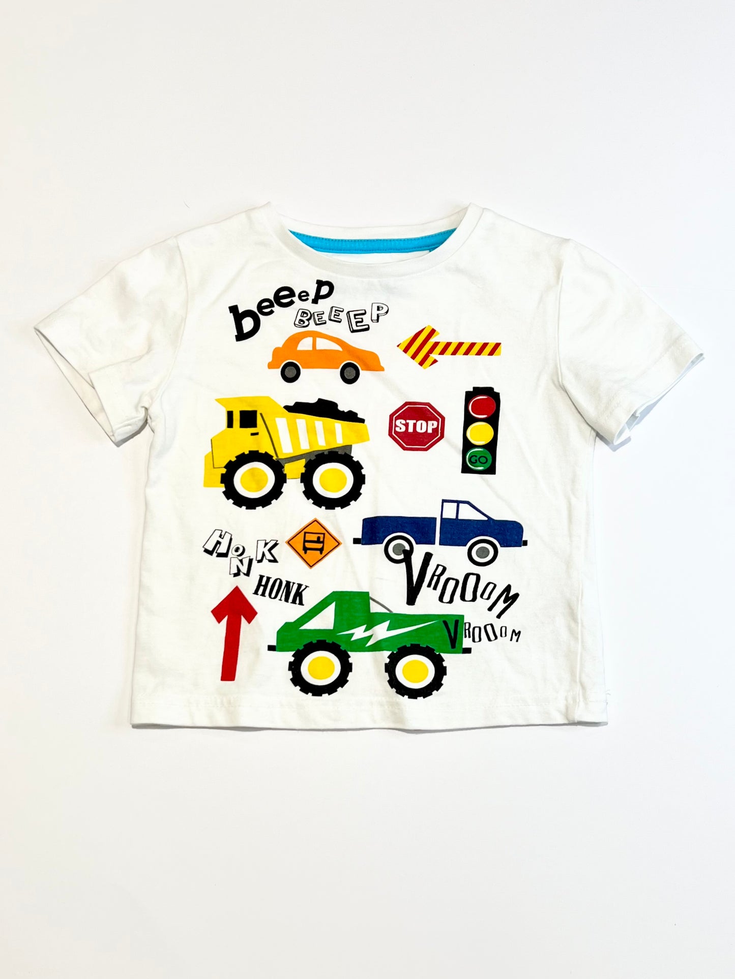 Vehicles tee - Size 9-12 months