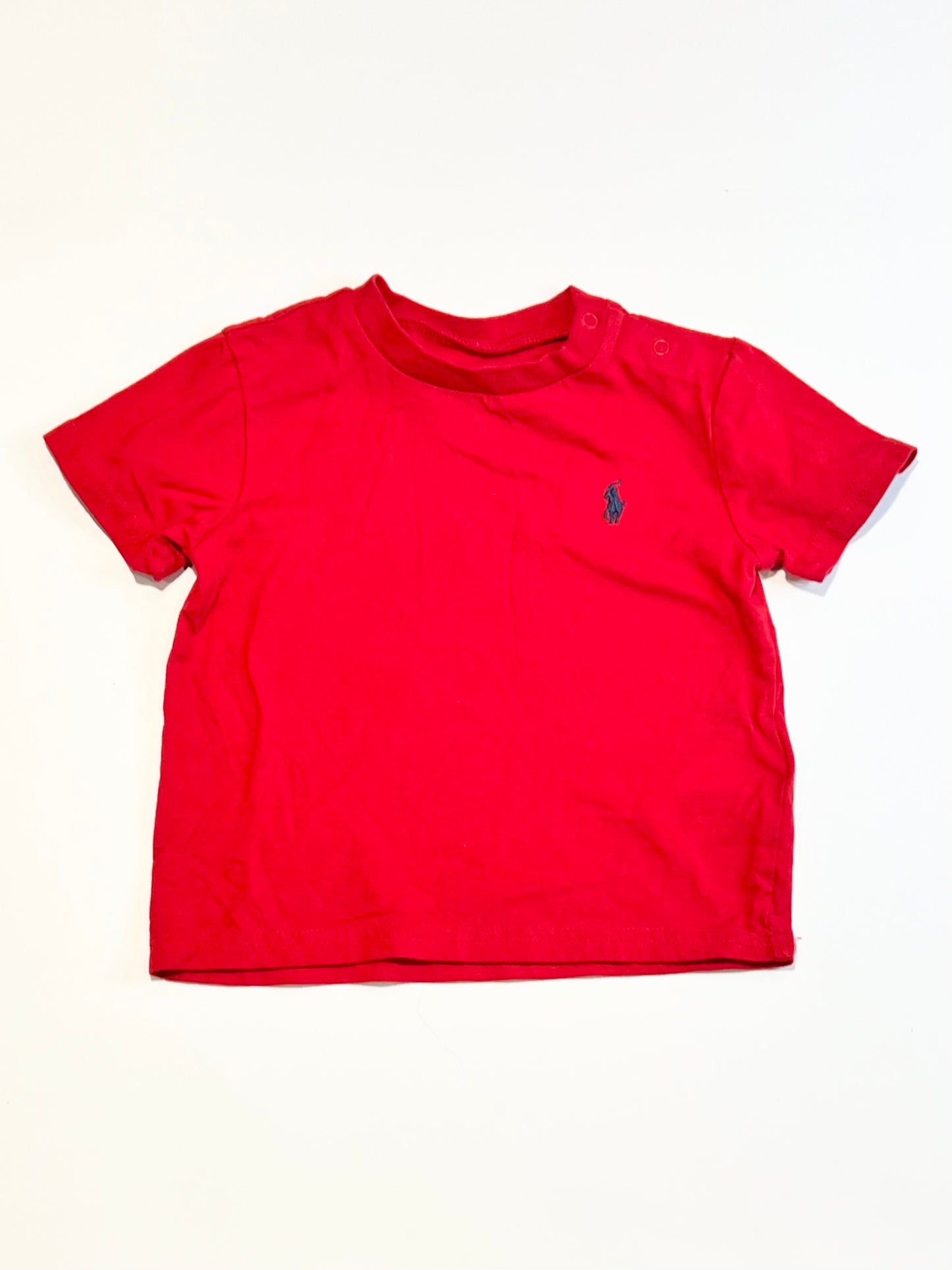 Red tee - Size 9-12 months