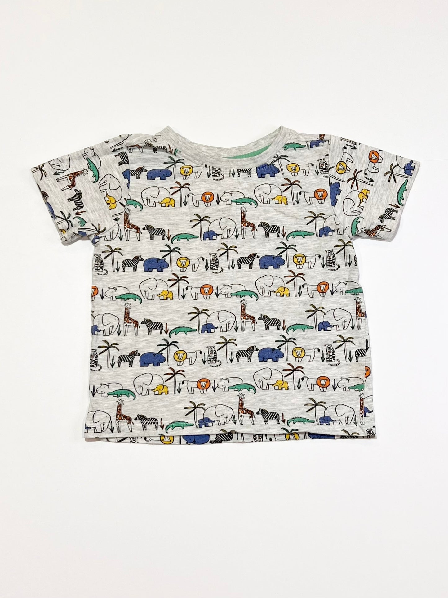 Grey animals tee - Size 1