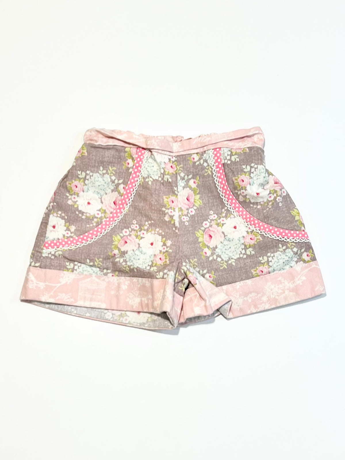 Floral shorts - Size 4